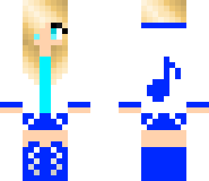 blue dj girl