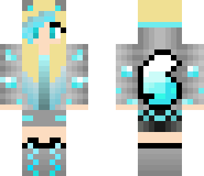 blonde diamond wolf girl 