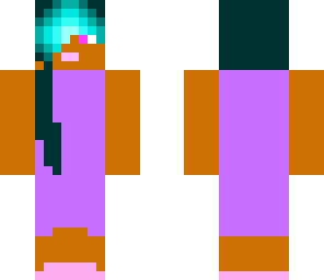 purple clad partier