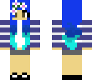 blue tumblr girl