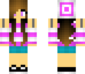 girl with stripes