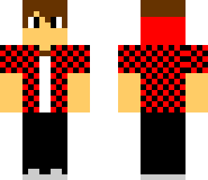 modern checker hoodie boy