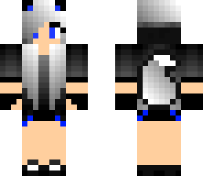 blue cat girl