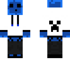 blue hoodie