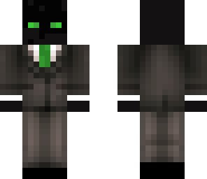 emerald enderman in tux