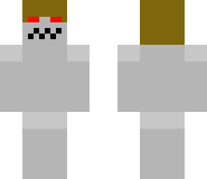 evil robot with artificial hair