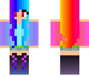 edit again rainbow skin