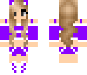 purple cat cheerleader