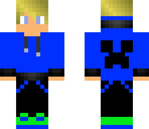 blond boy with cweeper