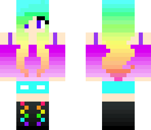 awesome rainbow girl