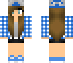 blue cap girl