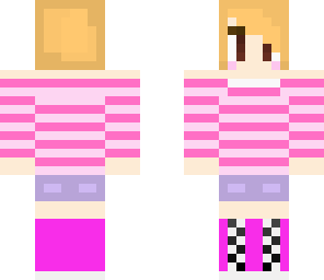 pink themed girl