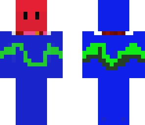red blue techno