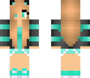 edited mint girl