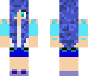 blue hair