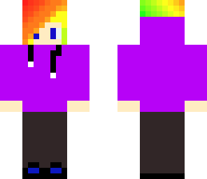 rainbow hoodie boy