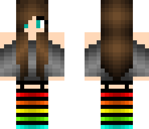 rainbow girl yipee