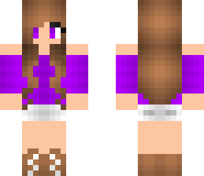 cute purple girl