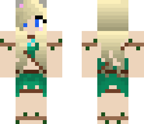 wolf girl enchanted oasis skin