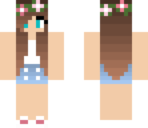 tumblr girl wearing a flower crown