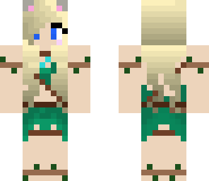 wolf girl enchanted oasis skin