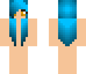 blue hair girly base