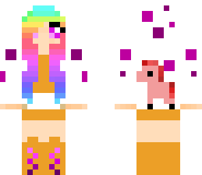 rainbow girl