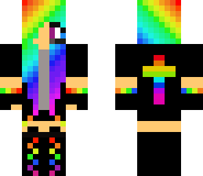 cross rainbow girl