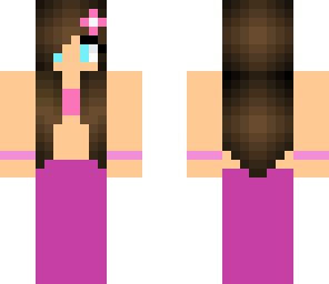 pink  purple mermaid
