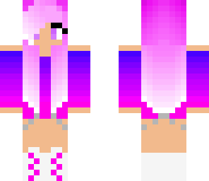 pink rainbow skin