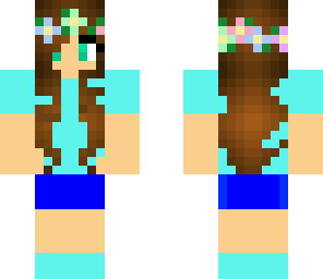 blue girl