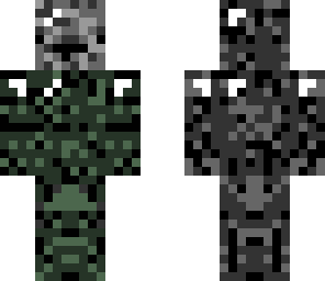camouflaged man