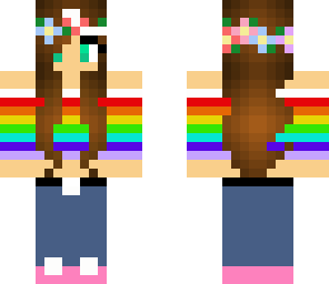 rainbow girl