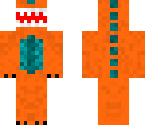 orange dinosaur