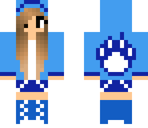 blue wolf girl