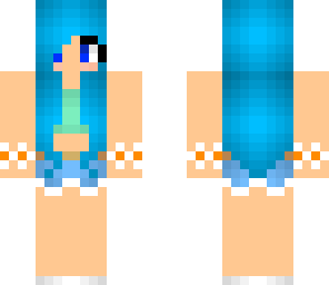blue girl