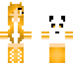 golden panda girl