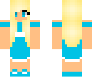 cute girl blue