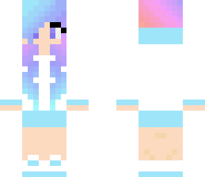 rainbow hoodie girl