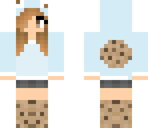 baby blue cookie girl