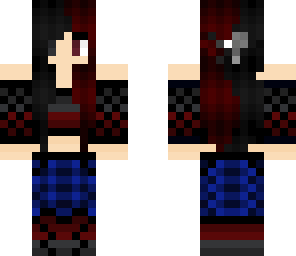 better updated black and red girl