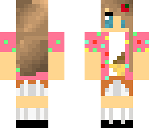 backwards cute icecream girl