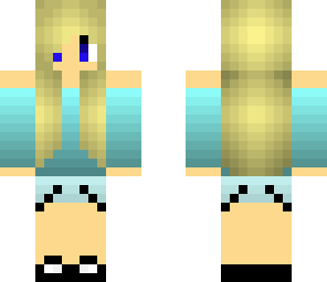 blue girl