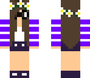 purple girl skin