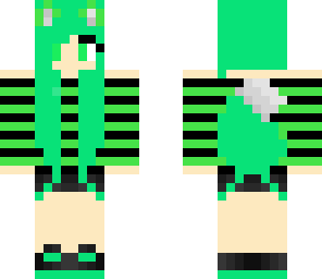 green fox girl