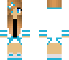 blue hood girl
