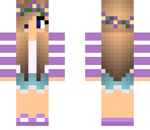 pastel purple girl