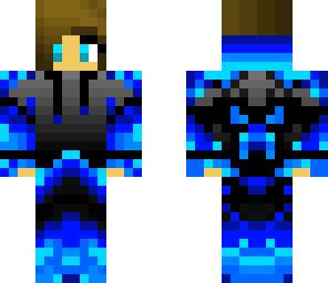 girl ice enderman