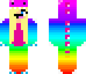 rainbow derp dinosaur