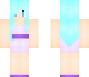 blue and purple girl